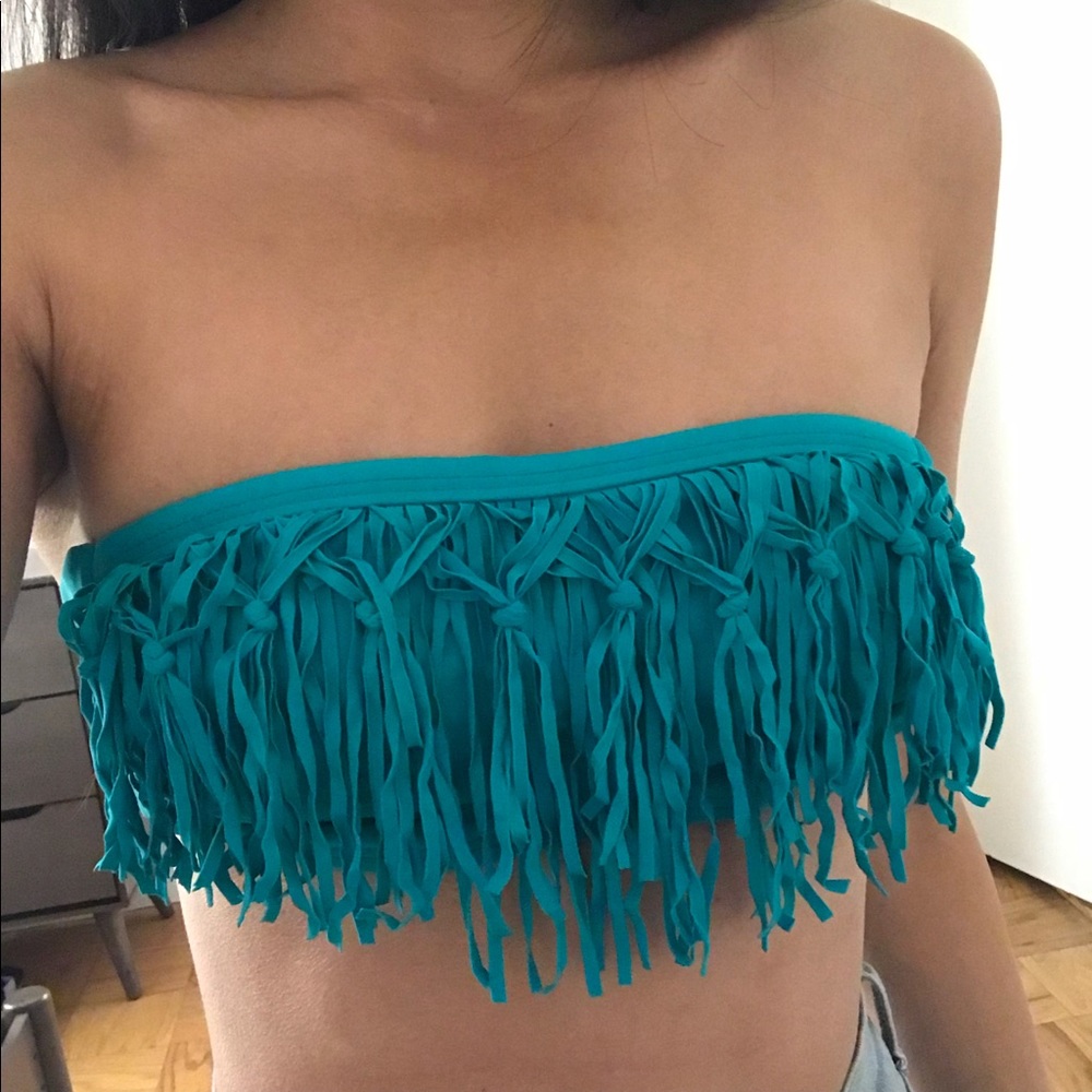 L*Space Fringe Bandeau Top